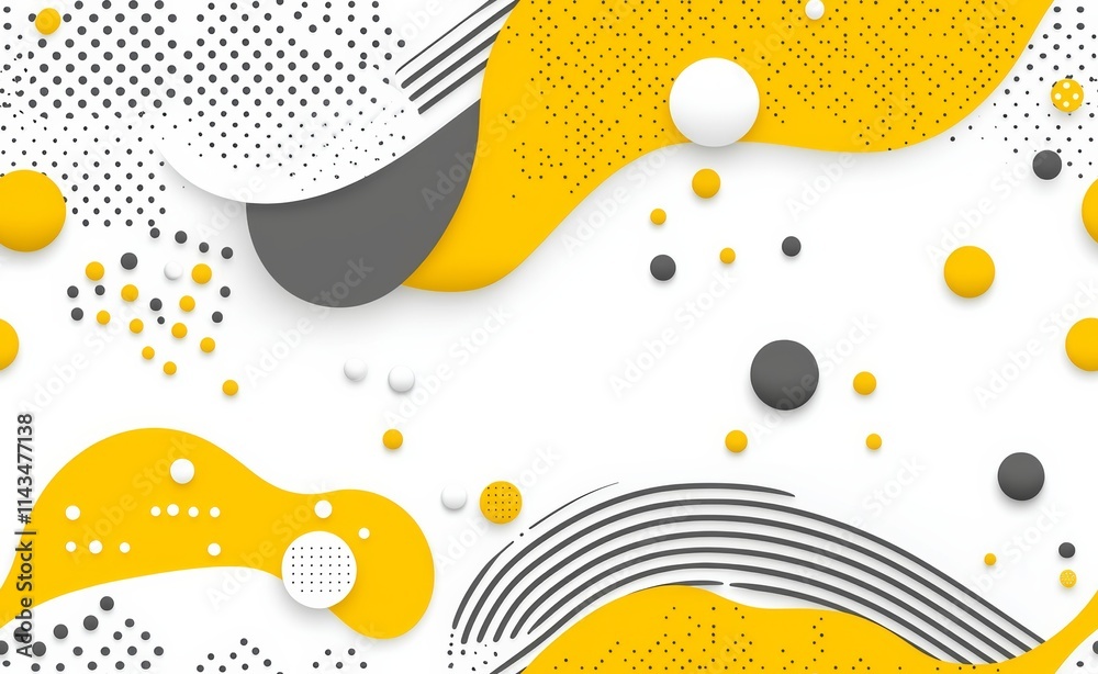 Abstract design with dynamic shapes in yellow, black and white. Perfect for modern backgrounds and creative projects. Abstract design with dynamic shapes in yellow, black and white. Perfect for modern backgrounds and creative projects.