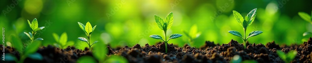 Asparagus plants growing in a lush garden bed under natural light, bed, greenery, garden Asparagus plants growing in a lush garden bed under natural light, bed, greenery, garden