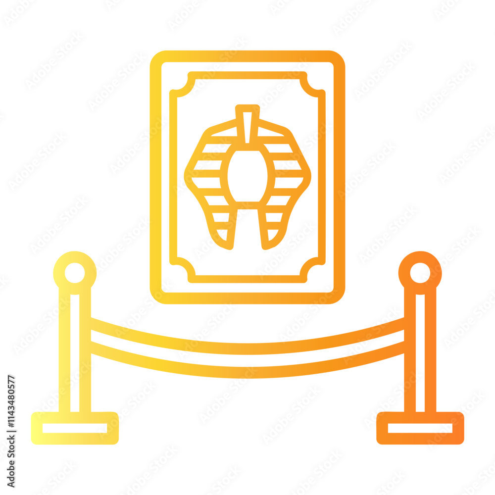 diamond Line Gradient Icon