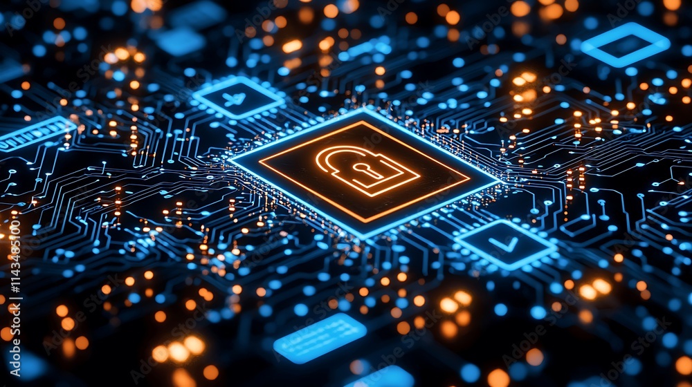Cyber Security System Digital Network Protection