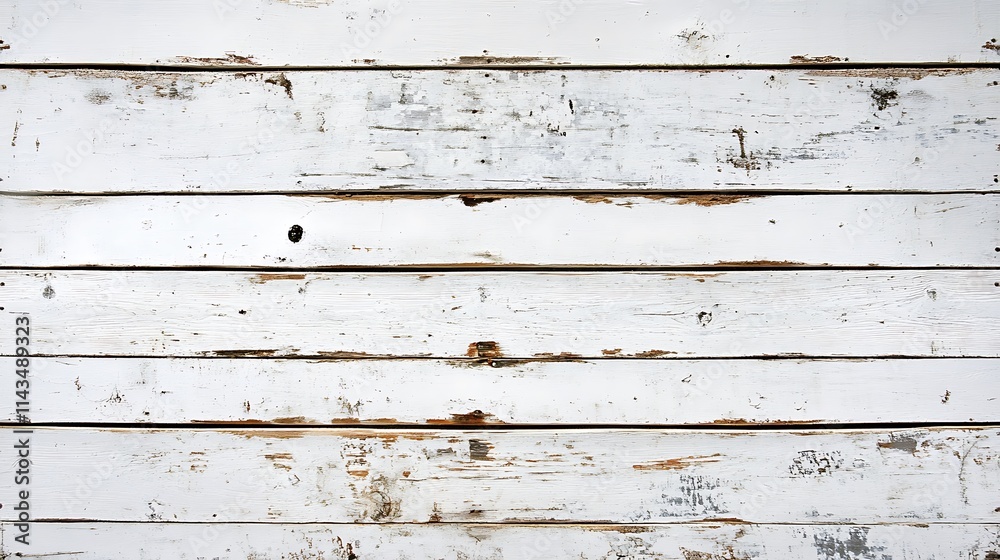 Distressed white wood planks closeup photo mockup texture. AI Generated Distressed white wood planks closeup photo mockup texture. AI Generated