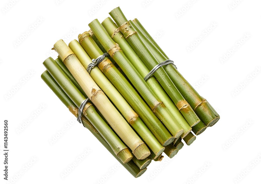 Fototapeta premium Silvervine sticks isolated on transparent or white background.