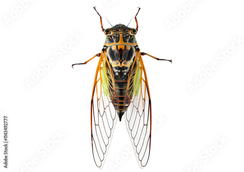 cicada isolated on transparent or white background photo