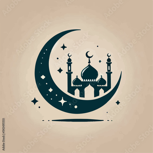 illustration of mosque
