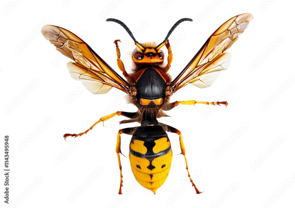 Fototapeta premium hornet isolated on transparent or white background