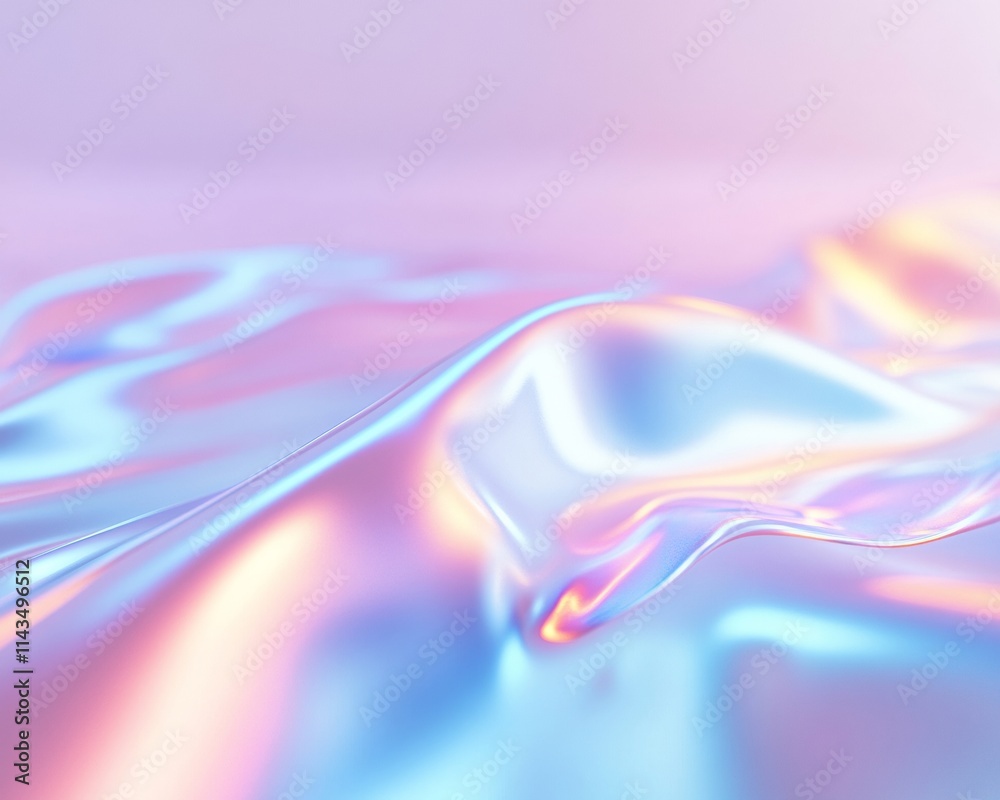 Iridescent Wave Textures Abstract Cool-Toned Digital Aesthetic Iridescent Wave Textures Abstract Cool-Toned Digital Aesthetic