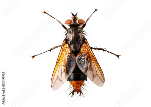 Canvastavla fly isolated on transparent or white background