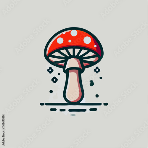 illustration of mushrooms