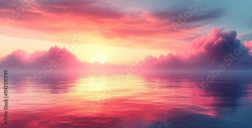 Warm Sunrise Abstract Gradient Background with Smooth Transitions and Gentle Lighting