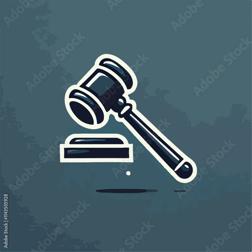 court gavel vector illustration