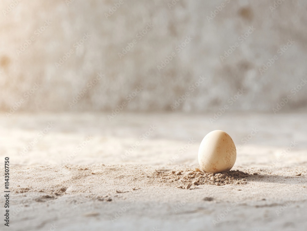 Organic Seed on Textured Soil with Soft Natural Light in Earthy Tones Organic Seed on Textured Soil with Soft Natural Light in Earthy Tones