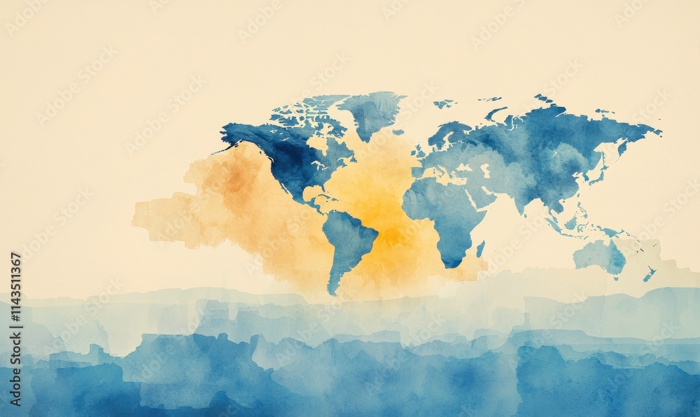 Obraz premium Global business strategy graphic professional environment