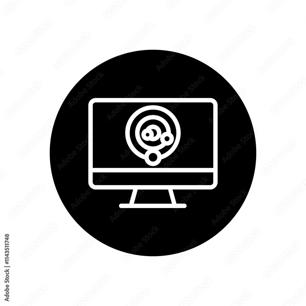 Computer icon illustration Computer icon illustration