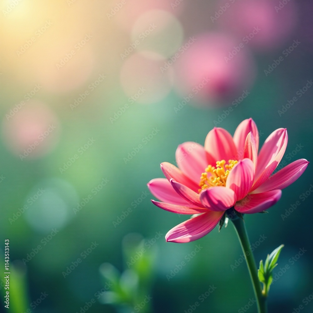A vibrant and colorful spring flower against an abstract spring background, natural beauty, colorful blooms, spring flower A vibrant and colorful spring flower against an abstract spring background, natural beauty, colorful blooms, spring flower