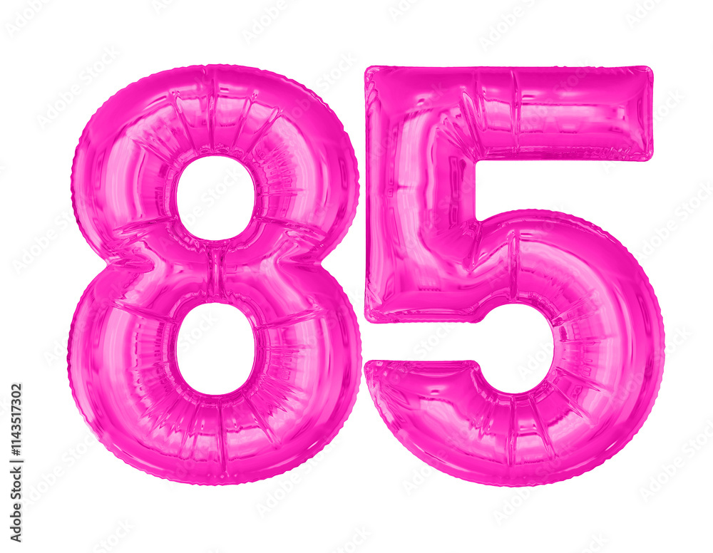 Pink Balloon Number 85 Pink Balloon Number 85
