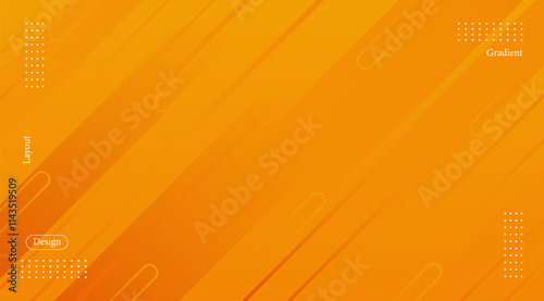 Abstract orange background. Minimal geometric orange light background abstract design. suitable for banners, posters, web, cards, backgrounds