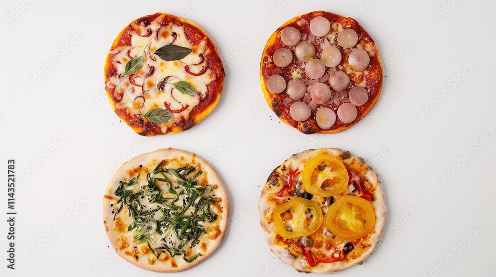 The Tempting Pizza for Vegetarian and Vegan on White Background: A Wholesome and Flavorful Option for All. The Tempting Pizza for Vegetarian and Vegan on White Background: A Wholesome and Flavorful Option for All.