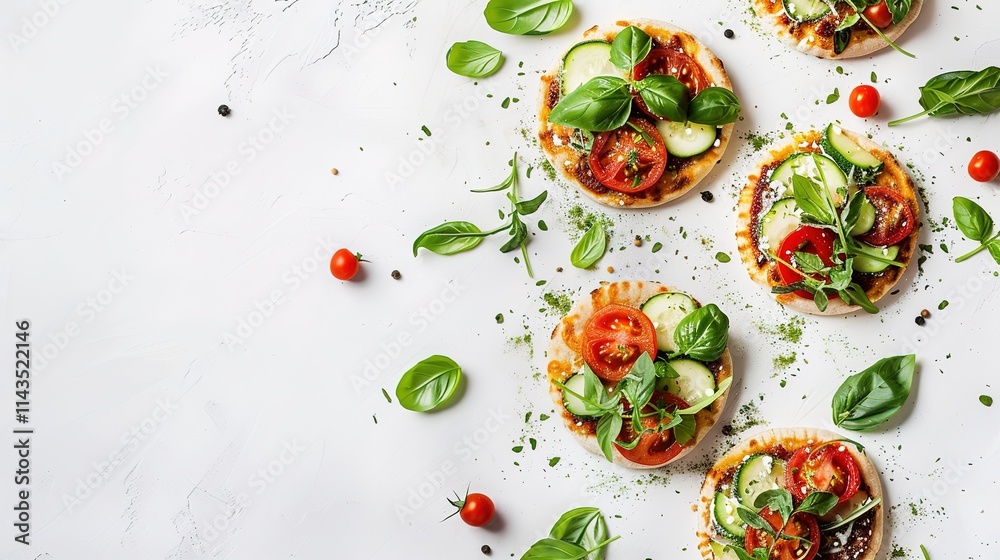 The Tempting Pizza for Vegetarian and Vegan on White Background: A Wholesome and Flavorful Option for All. The Tempting Pizza for Vegetarian and Vegan on White Background: A Wholesome and Flavorful Option for All.