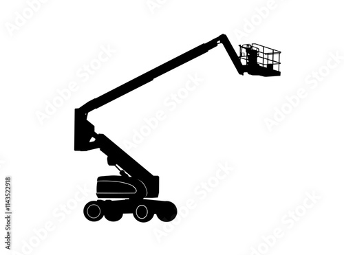 articulating boom lift high vector