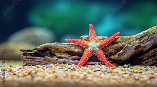 Starfish reproduction in coral reef ecosystem