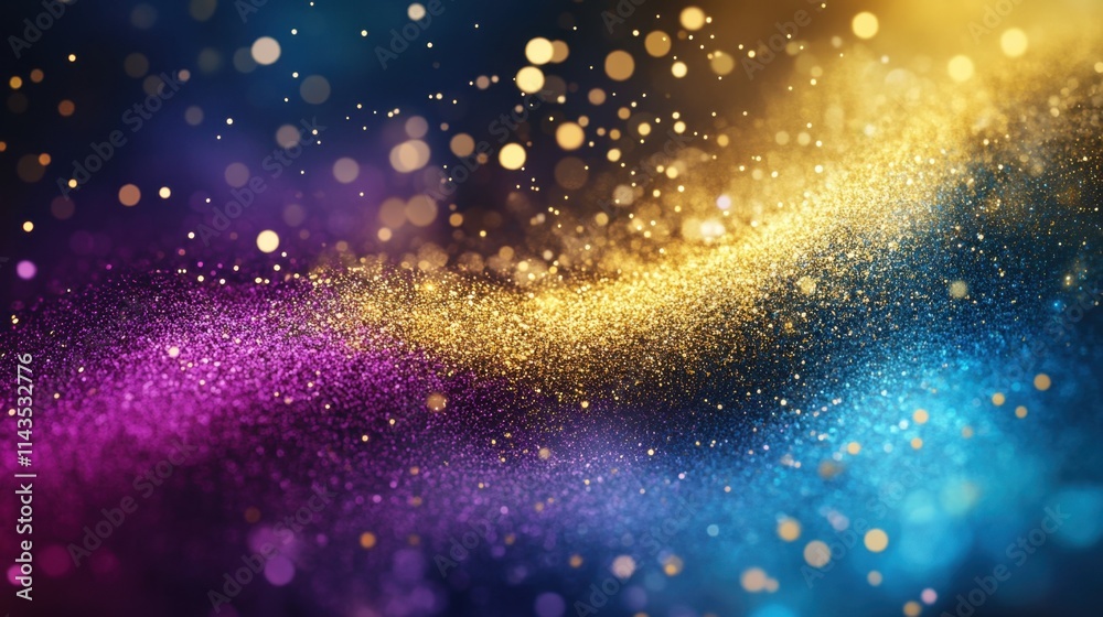 Dazzling bokeh lights create an enchanting atmosphere for celebrations. Dazzling bokeh lights create an enchanting atmosphere for celebrations.