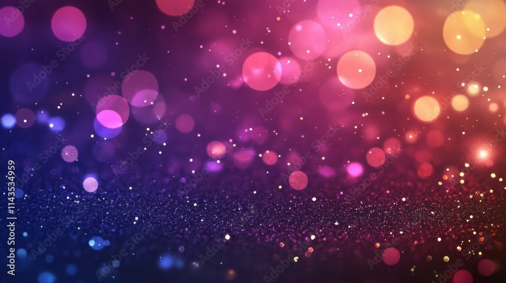 Colorful Bokeh Lights Creating a Magical Background Effect Colorful Bokeh Lights Creating a Magical Background Effect