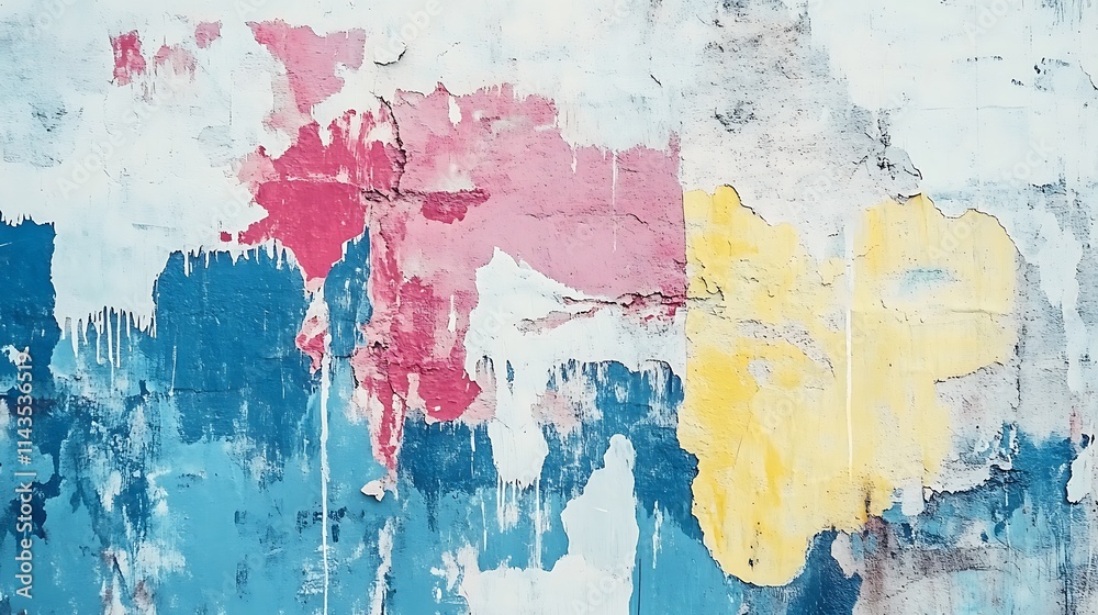 Abstract vibrant paint splattered texture background closeup photo mockup.. AI Generated Abstract vibrant paint splattered texture background closeup photo mockup.. AI Generated