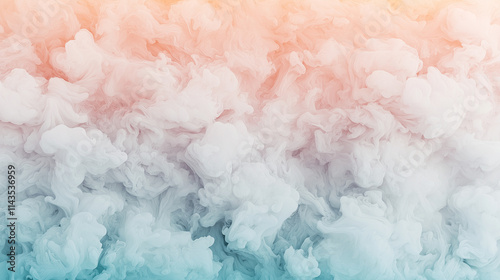 Abstract Swirls of Pastel H...