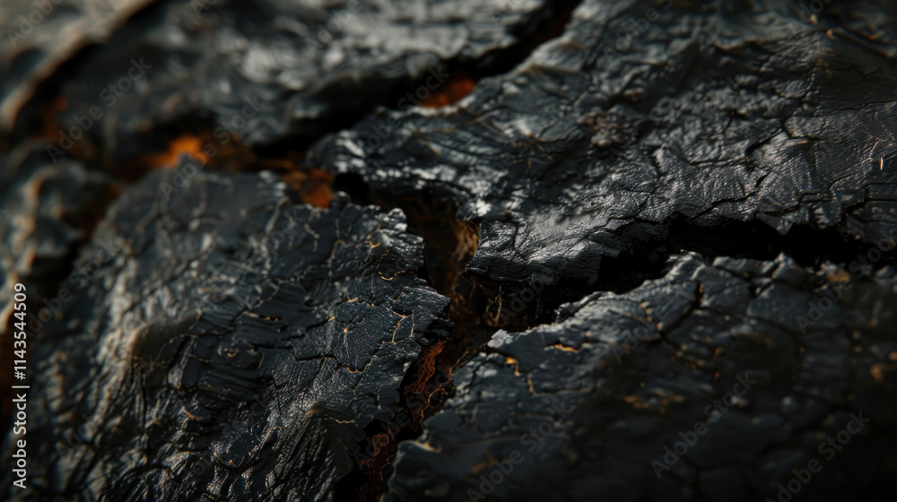 Black charcoal bread, unique texture, close-up of crust, rustic setting, warm cozy lighting, artisan bakery feel Black charcoal bread, unique texture, close-up of crust, rustic setting, warm cozy lighting, artisan bakery feel