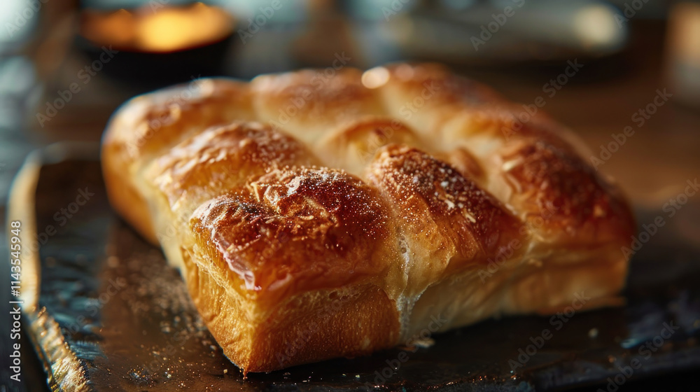 Bread with heavily browned crust, rustic surface, smoky depth, warm light, intimate bakery feel Bread with heavily browned crust, rustic surface, smoky depth, warm light, intimate bakery feel