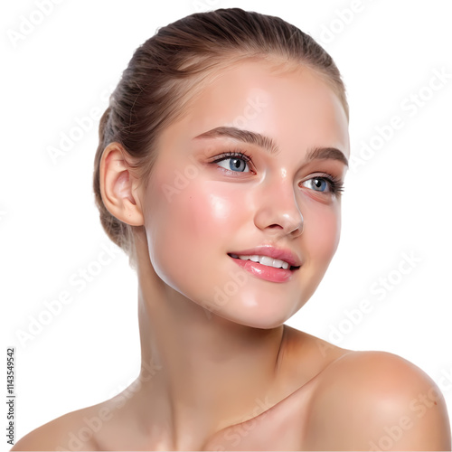 Beautiful Woman with Perfect Skin, Ready for Spa Treatments