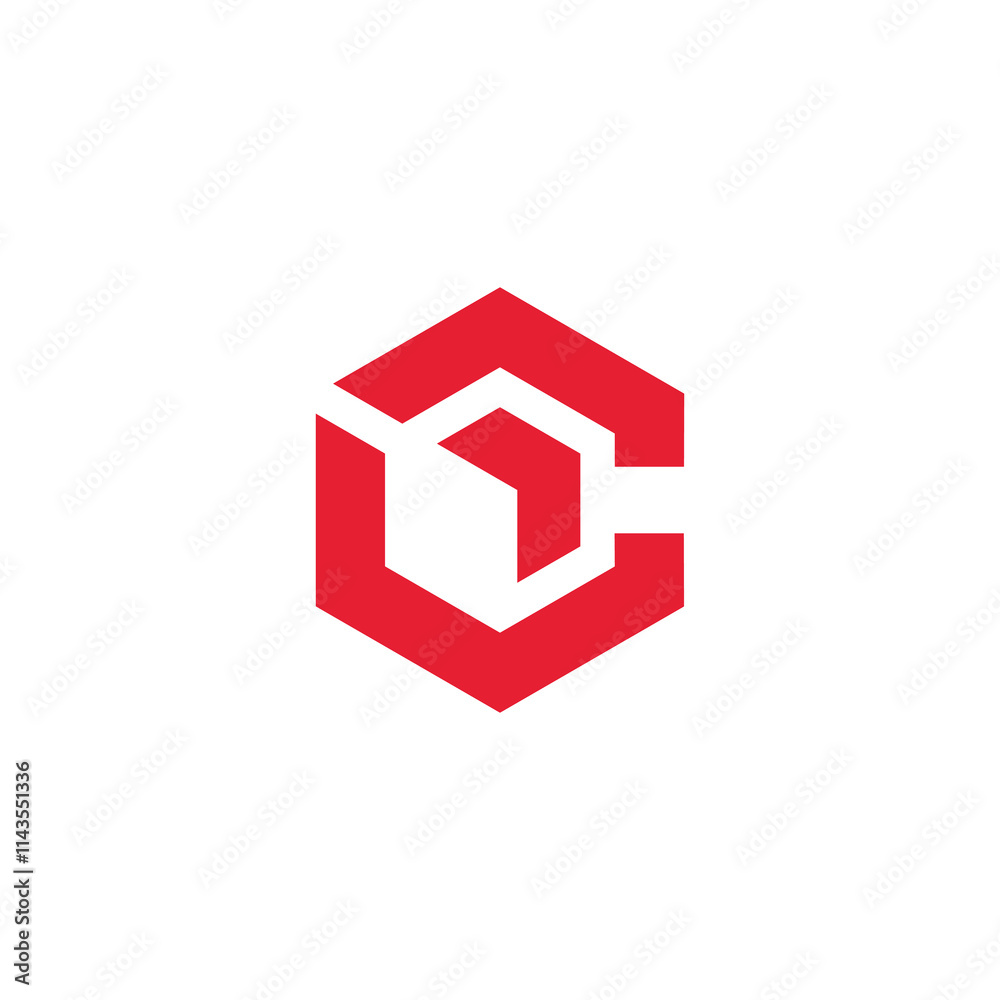 Hexagon Letter C Logo design vector template Hexagon Letter C Logo design vector template