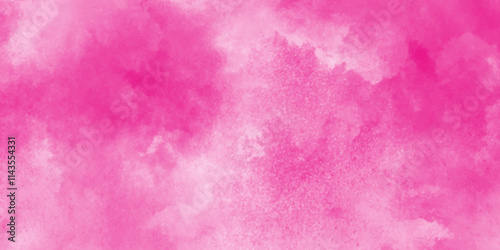 Pastel pink abstract painted watercolor aquarelle paper template design,white paper background with painting soft textured on wet white paper background,Ink paint brush stain. Vector watercolour textu