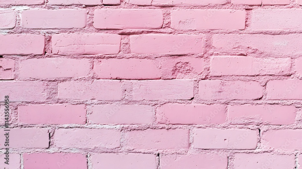 Pink painted brick wall mockup close-up photo. AI Generated Pink painted brick wall mockup close-up photo. AI Generated