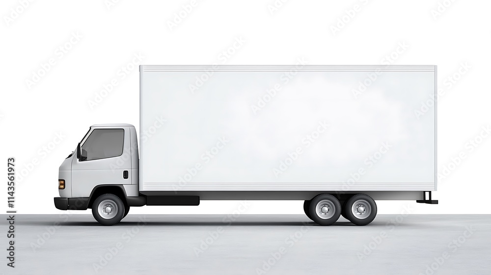 Blank white billboard on a transit box van mini car, perfect for advertising mockup design. Ideal for branding and marketing projects. Blank white billboard on a transit box van mini car, perfect for advertising mockup design. Ideal for branding and marketing projects.