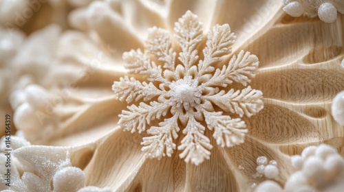 chrismas varities mesmerizing snow flake detail photo