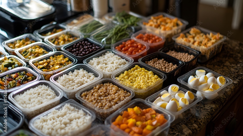 Diverse Healthy Food Ingredients on Display Diverse Healthy Food Ingredients on Display