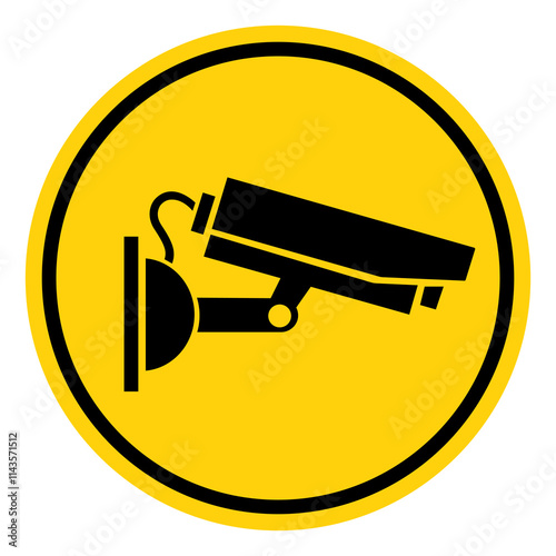 CCTV Security Camera Symbol Sign, Vector Illustration, Isolate On White Background Label. EPS10