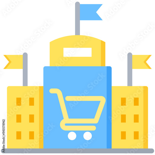 Shopping Center Icon