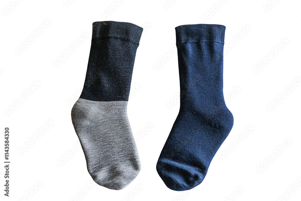 a pair of socks on a white background a pair of socks on a white background