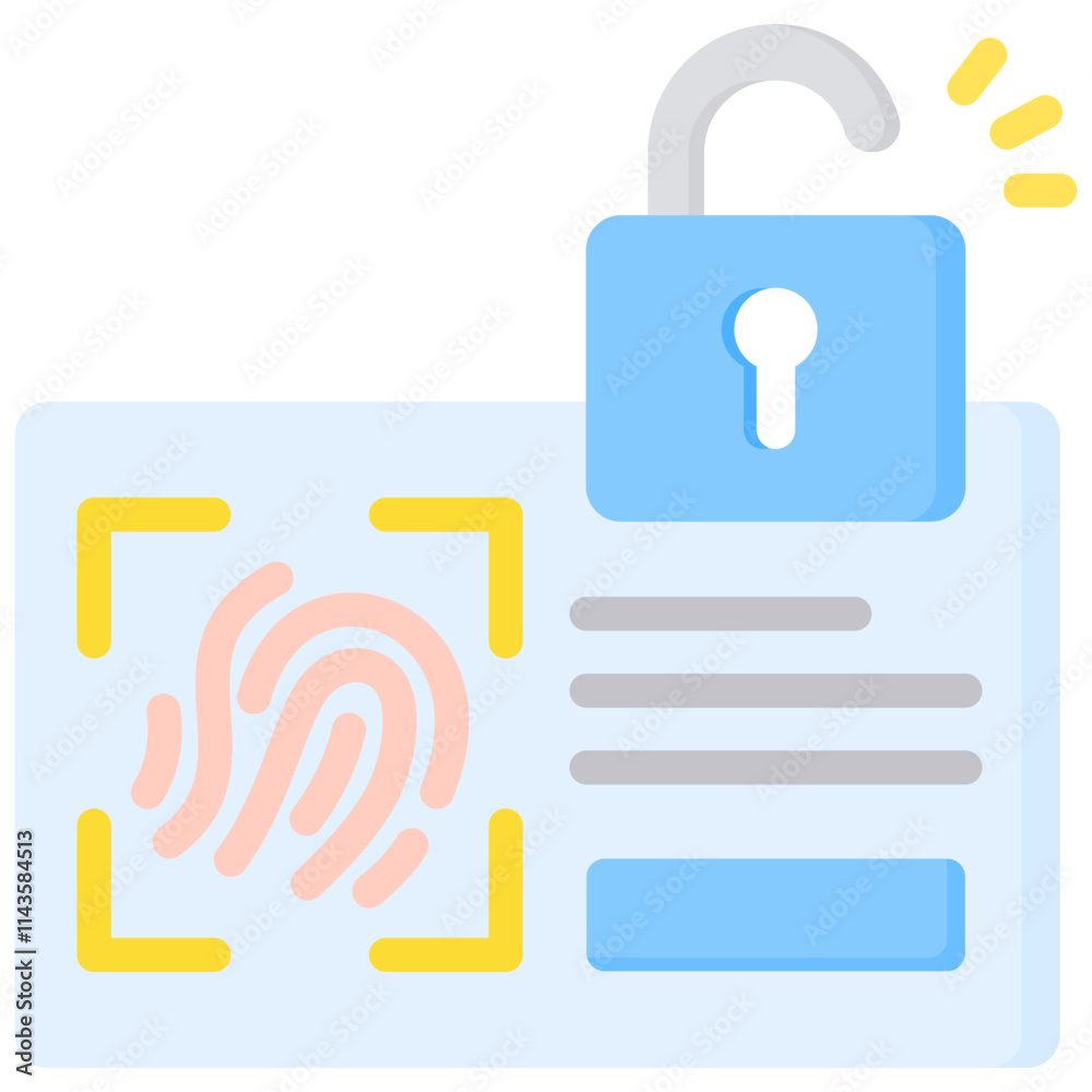 Biometric Authentication Icon