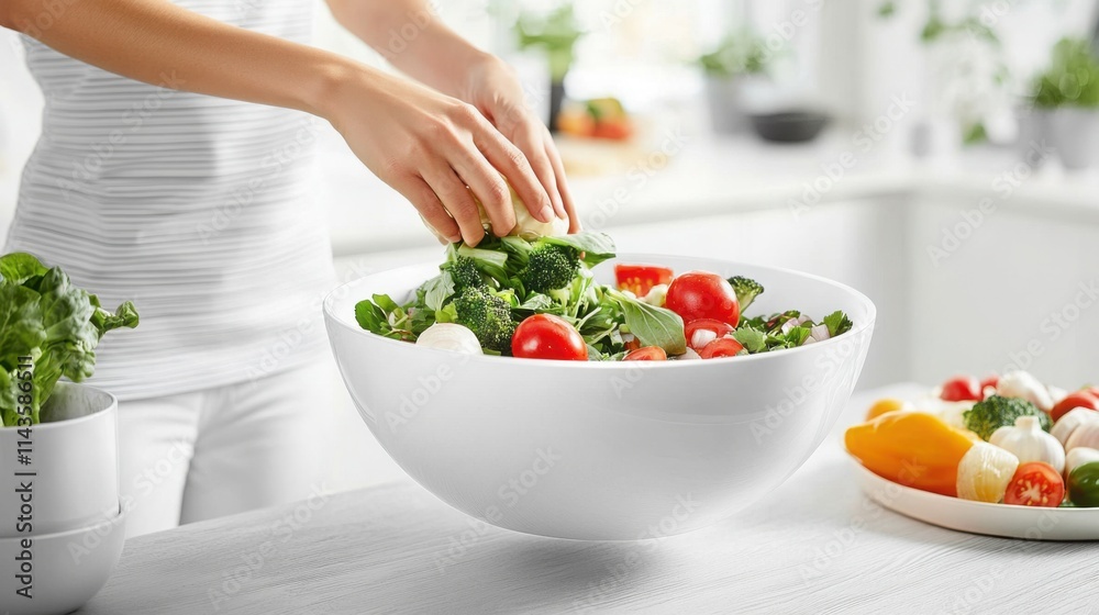 Fresh Veggies in Bright Morning Light for Casual Dining Fresh Veggies in Bright Morning Light for Casual Dining