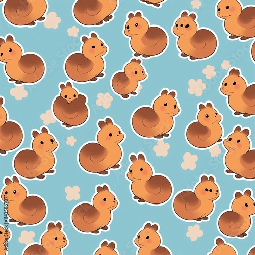 seamless pattern with bears