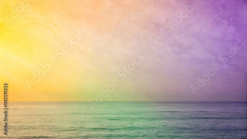 Soft textured gradient background transitioning from warm yellow and orange to cool purple and green tones, perfect for abstract designs and branding visuals
