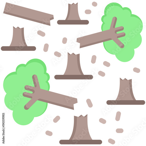 Deforestation Icon
