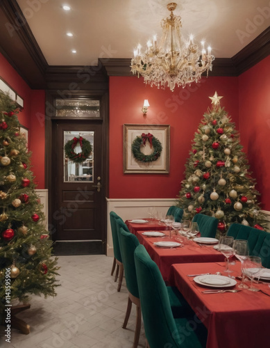 christmas tree with christmas decorations