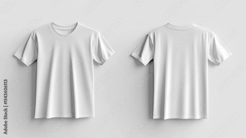 T-shirt Mockup Simple Minimalist Design T-shirt Mockup Simple Minimalist Design