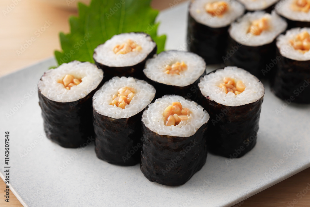 納豆巻き 納豆巻き