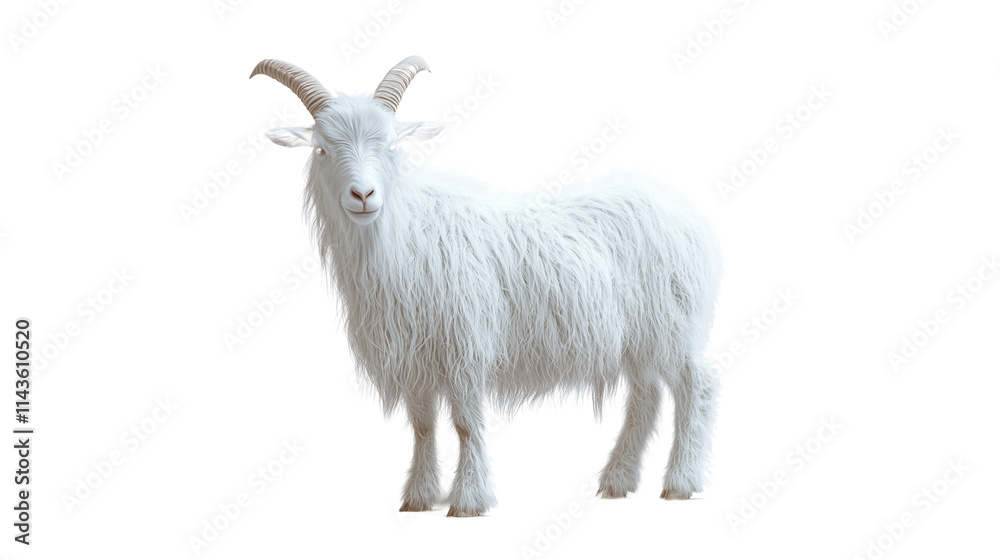 Obraz premium a Goat isolated on a transparent background