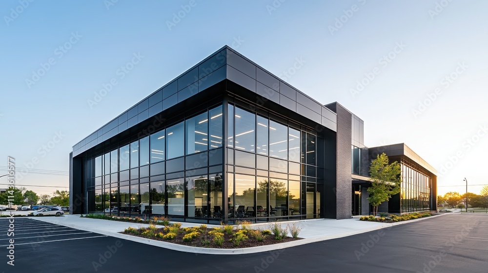 Minimalistic office building exterior urban location architectural photography modern environment daytime view optimized design Minimalistic office building exterior urban location architectural photography modern environment daytime view optimized design